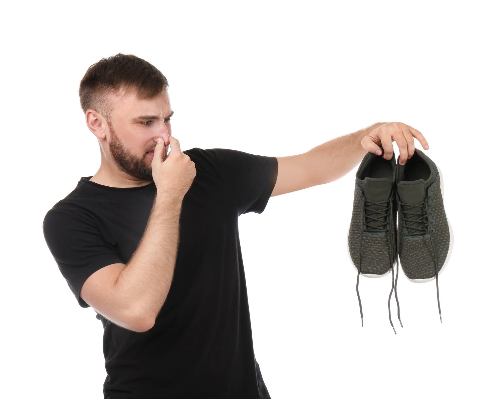 Schweißdrüsen und Bakterien im Schuh als Geruchsursache